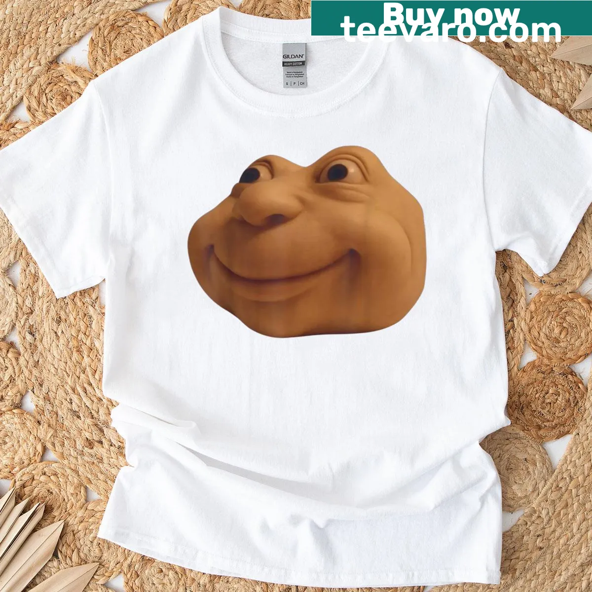 Trendy Halloween meme costume T-shirt — on a men's t-shirt