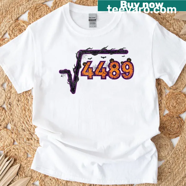 Funny meme Halloween T-shirt with math theme
