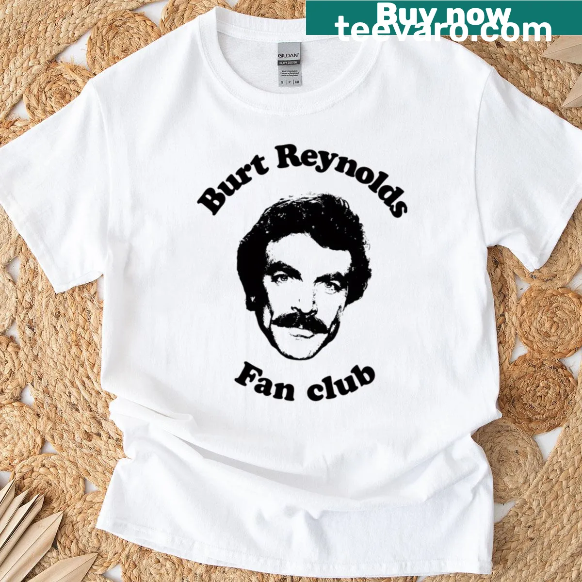 Funny vintage movie-themed t-shirt with iconic actors and film references — on a men's t-shirt
