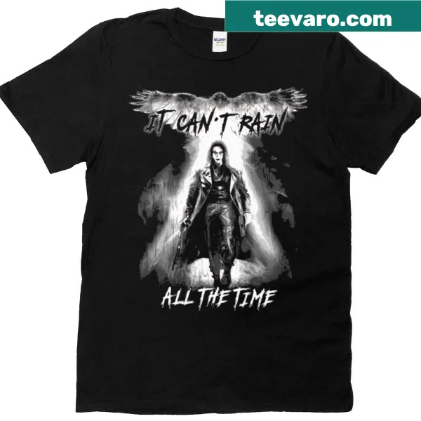 Vintage-style horror movie T-shirt with gothic and funny elements