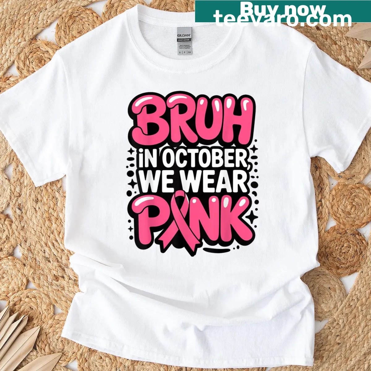 Toddler boys' shirt with humorous breast cancer awareness message. — on a men's t-shirt
