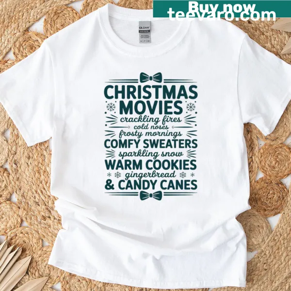 Silhouette design representing Christmas movies and cozy fires