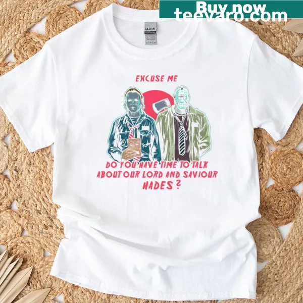 T-shirt with the phrase 'Excuse Me' in bold letters