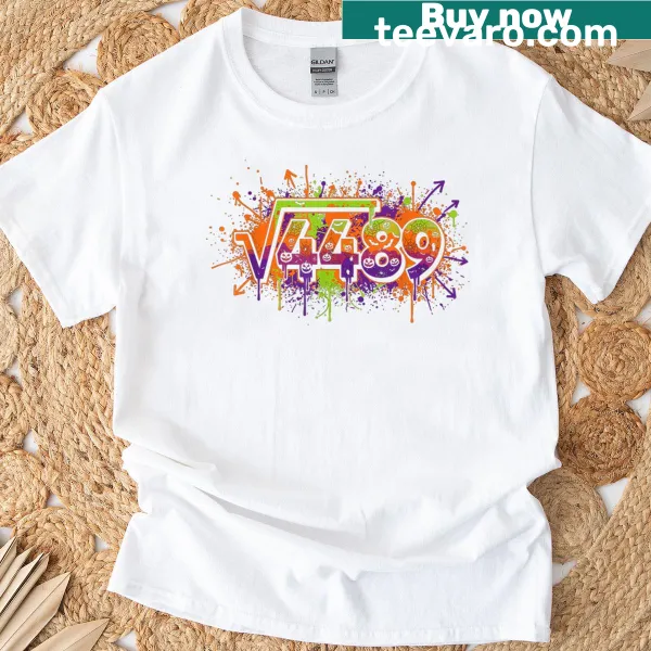 Humorous math teacher t-shirt with a square root meme design