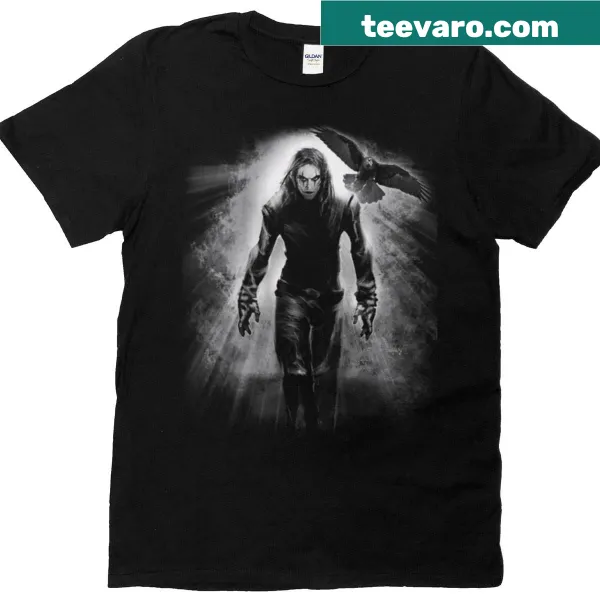 Vintage horror movie t-shirt with a funny gothic design