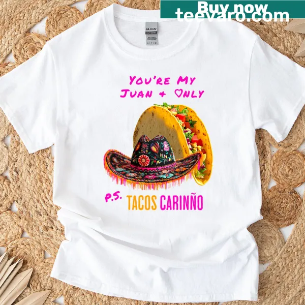 Funny taco pun T-shirt with playful typography