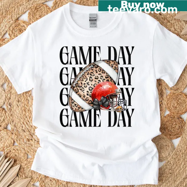 Game Day Football t-shirt with bold football-themed graphic