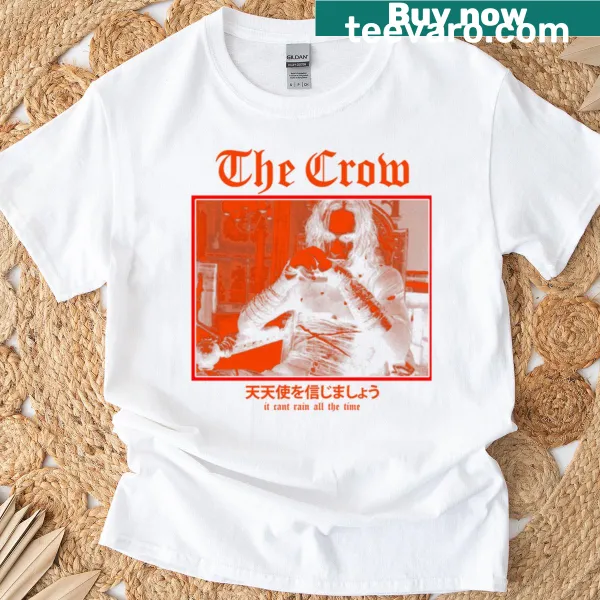 Vintage gothic t-shirt with humorous horror movie graphics