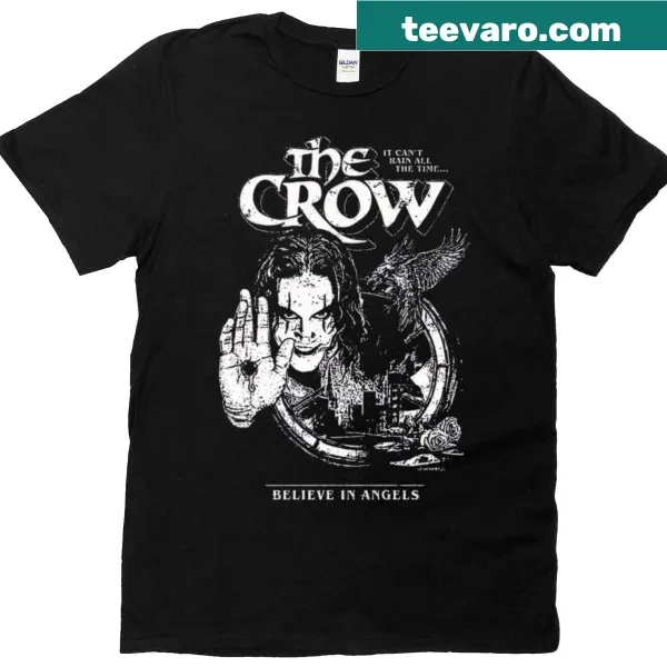 Gothic horror motifs with a humorous twist on a T-shirt