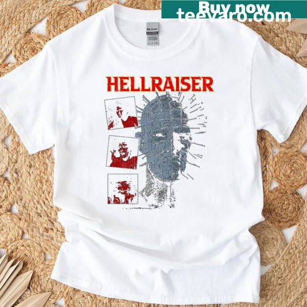 Edgy Hellraiser graphic on a stylish streetwear t-shirt