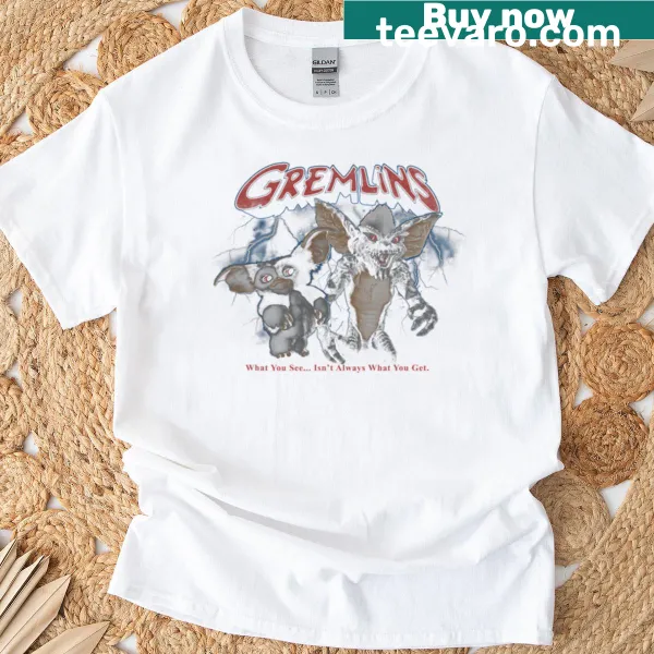 Vintage-style horror-themed Christmas t-shirt from the 80s