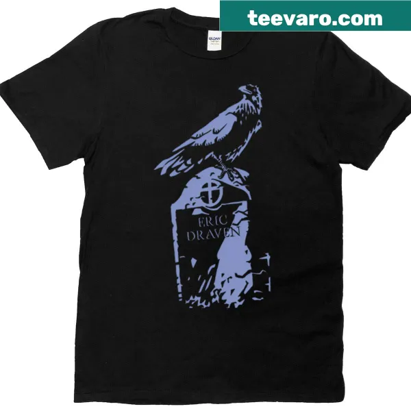 Vintage-style horror movie t-shirt with gothic typography and retro design