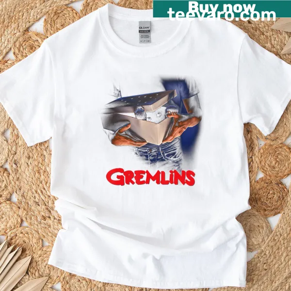 Vintage horror-themed Christmas t-shirt