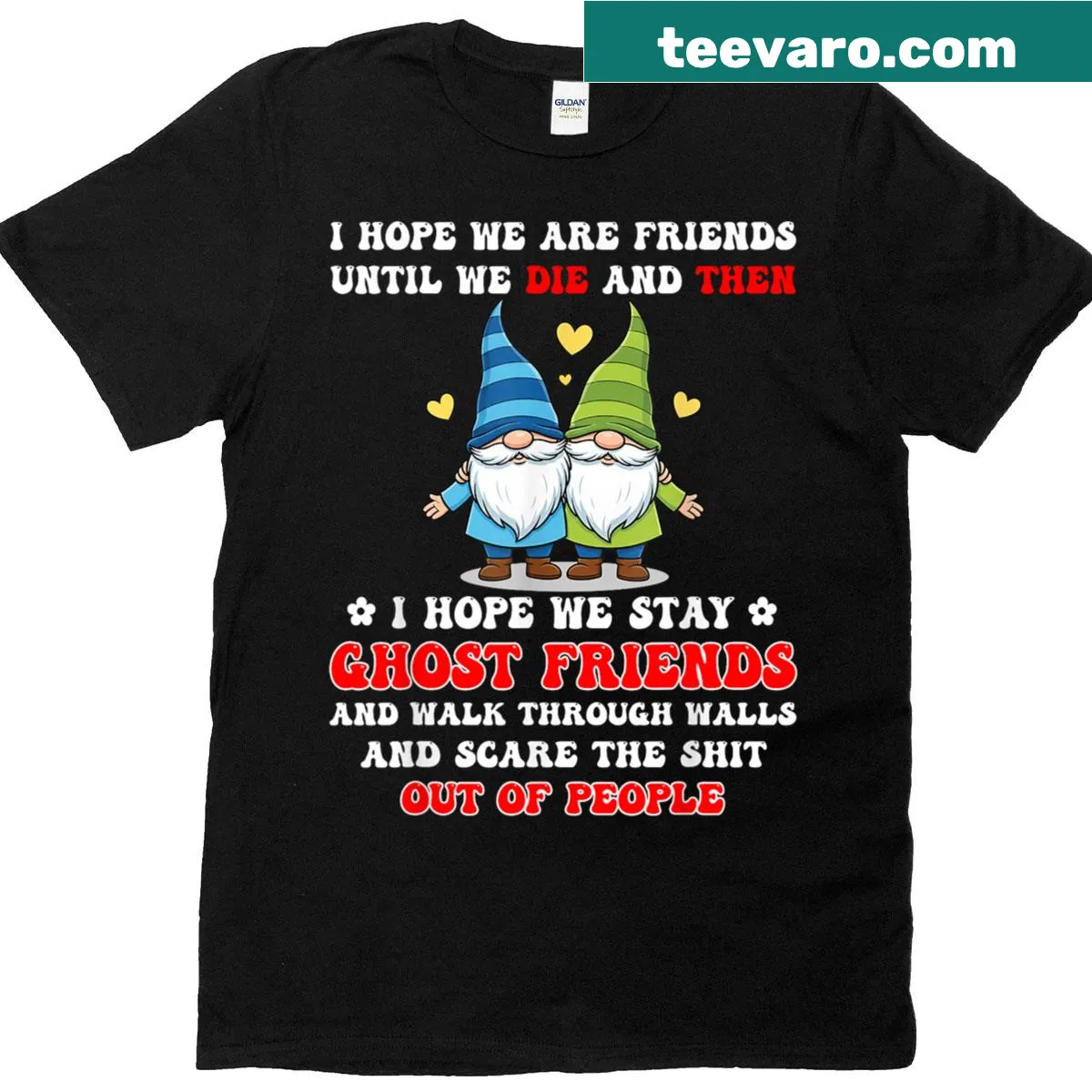 Sentimental t-shirt about lifelong friendship — on a men's t-shirt