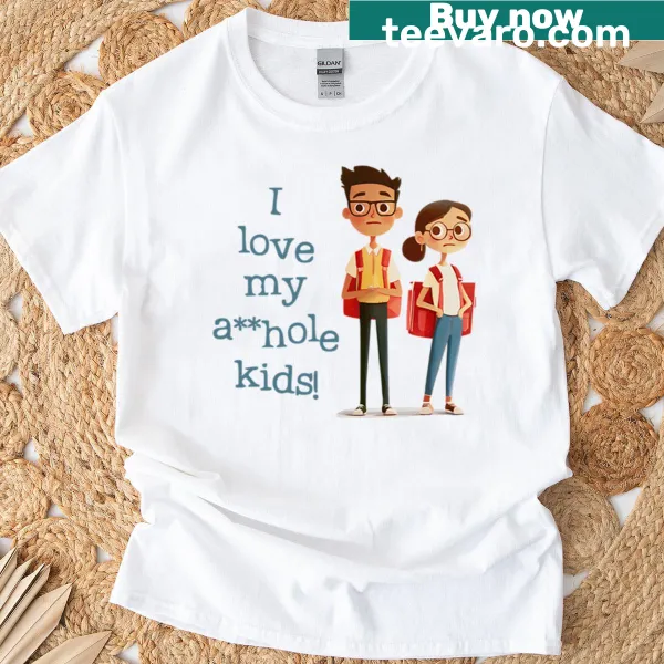 Whimsical T-shirt for moms featuring a humorous parenting quote