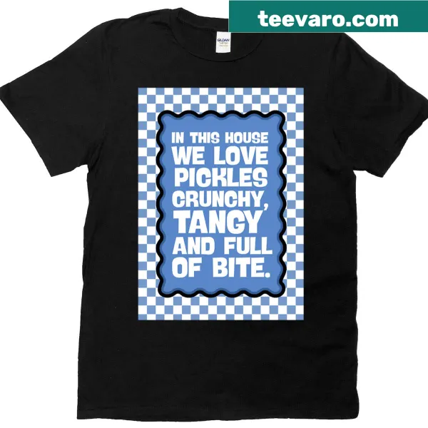 T-shirt featuring a playful food-themed phrase about flavors