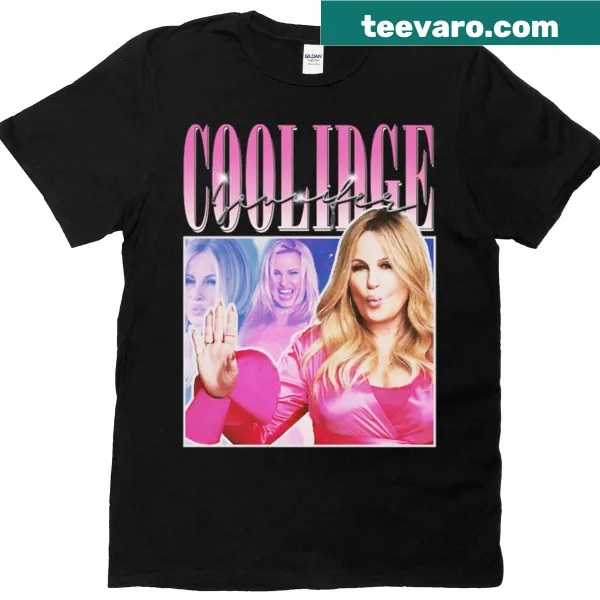 Vintage-inspired T-shirt featuring Jennifer Coolidge graphic