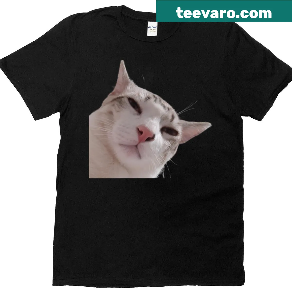 Blue diabetes awareness ribbon graphic on T-shirt — on a men's t-shirt