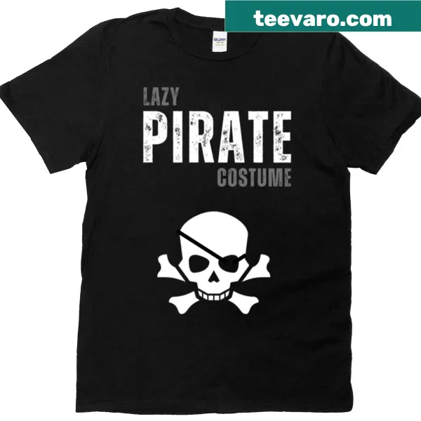 Lazy Pirate T-shirt with playful pirate graphics