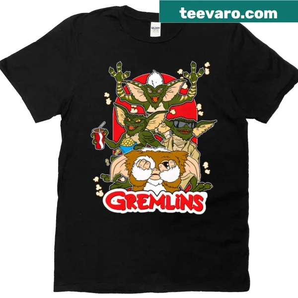 Funny vintage Christmas horror-themed t-shirt from the 80s