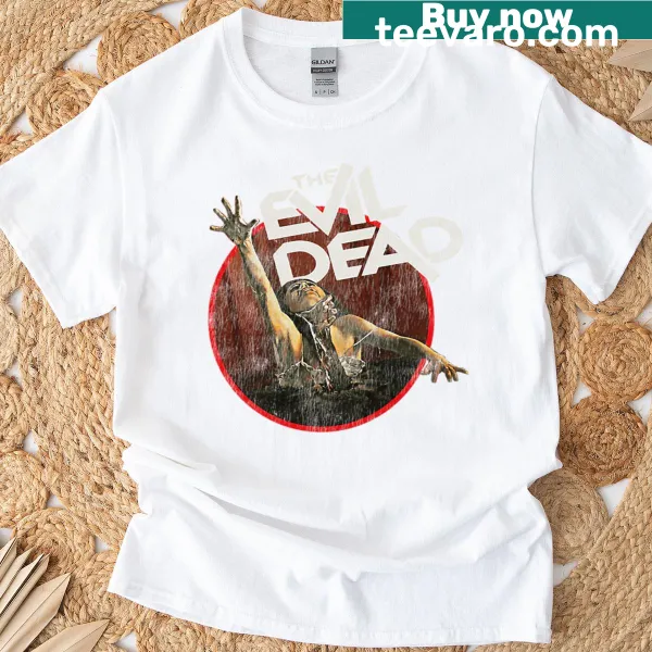 Vintage Halloween t-shirt with dead horror movie graphics
