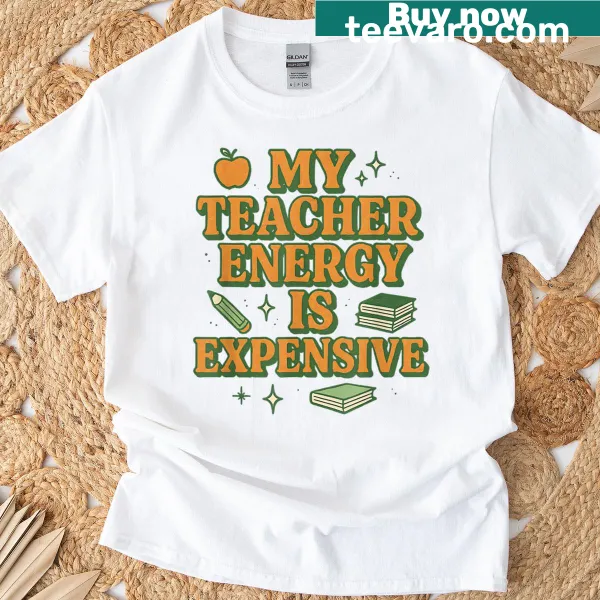 Motivational retro design t-shirt for teachers