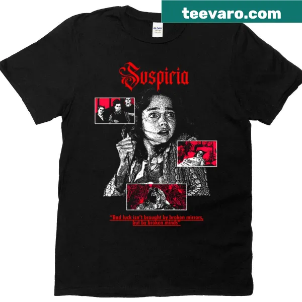 Vintage horror t-shirt with retro movie graphics