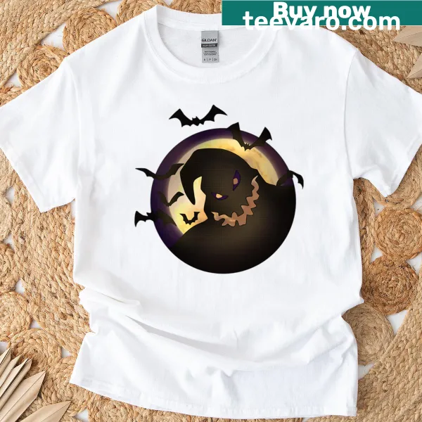 Playful graphic of Oogie Boogie T-shirt