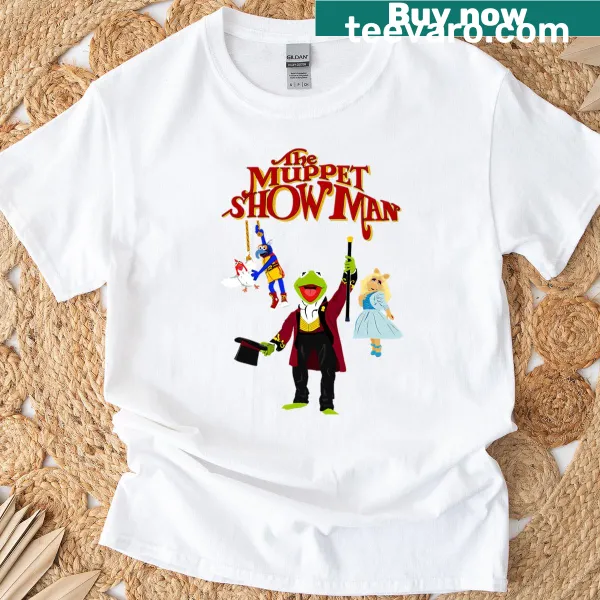 Vintage-style t-shirt celebrating puppetry and comedy films.