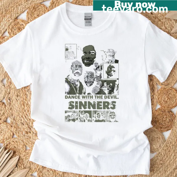 Vintage horror movie-themed Halloween t-shirt with retro design
