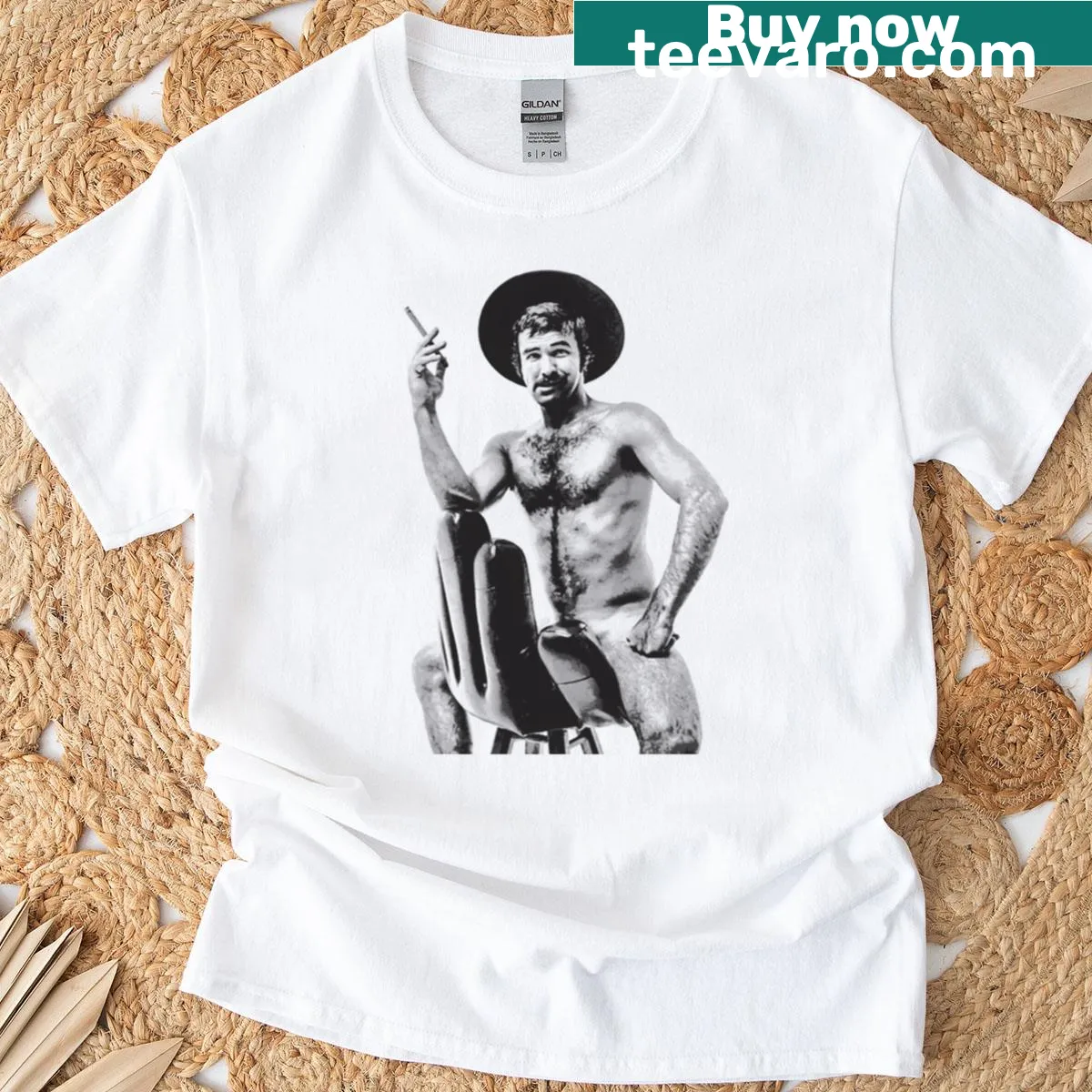 Vintage-style t-shirt honoring 90s and 2000s actors and films — on a men's t-shirt