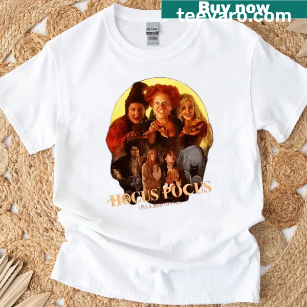Vintage Halloween t-shirt with humorous witches from 80s and 90s films