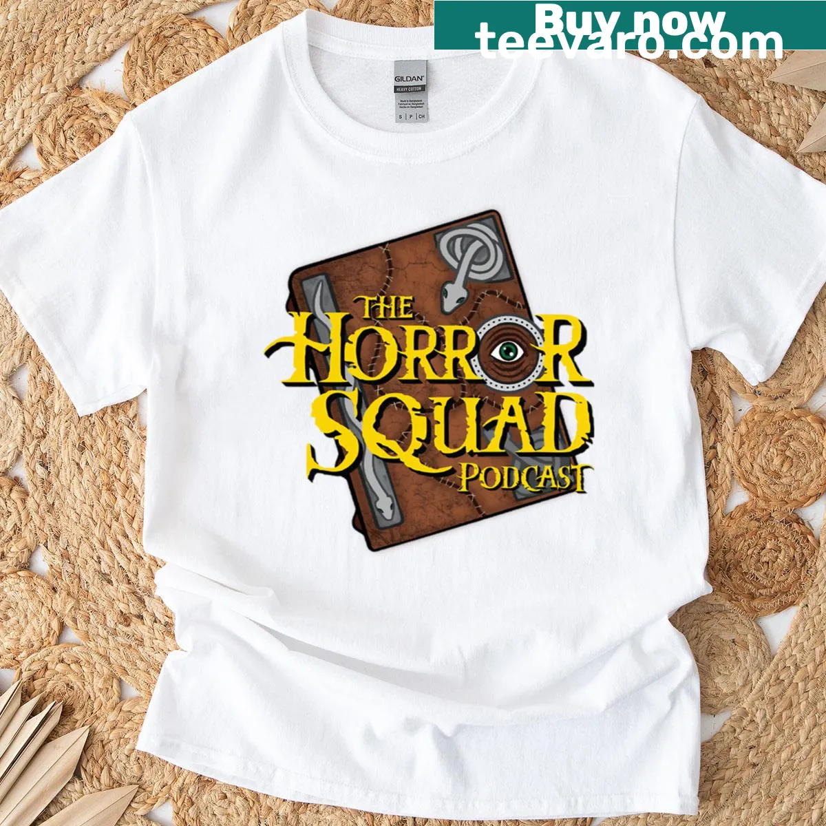 Retro tee celebrating classic horror films and witches — on a men's t-shirt