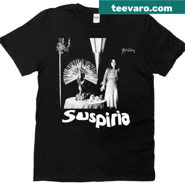 Vintage horror movie t-shirt with 70s school theme