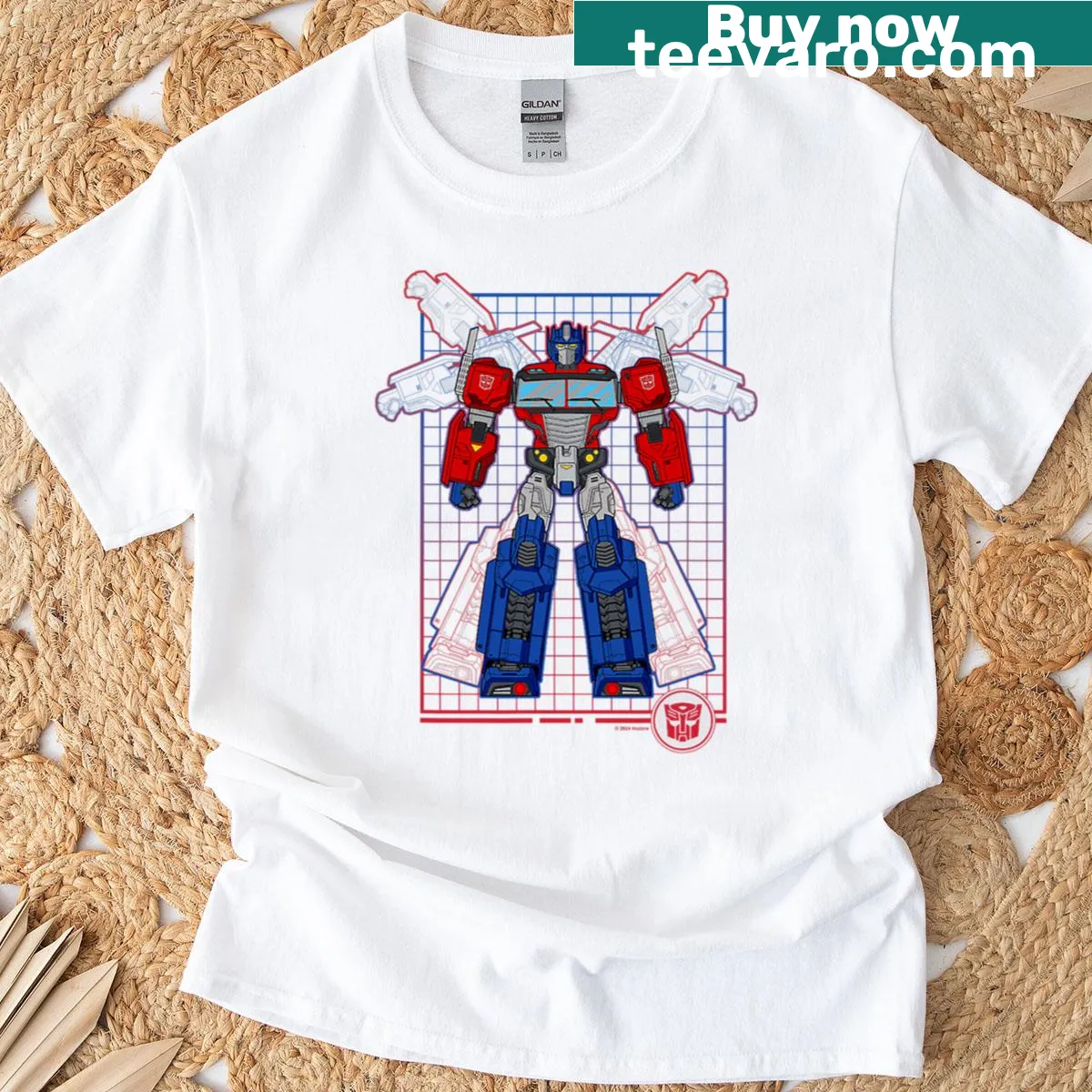 Vintage robot cartoon t-shirt inspired by 90s movies — on a men's t-shirt