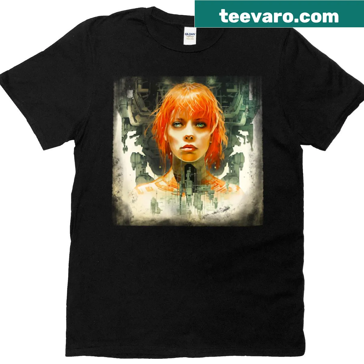 Minimalist design honoring female characters in sci-fi — on a men's t-shirt