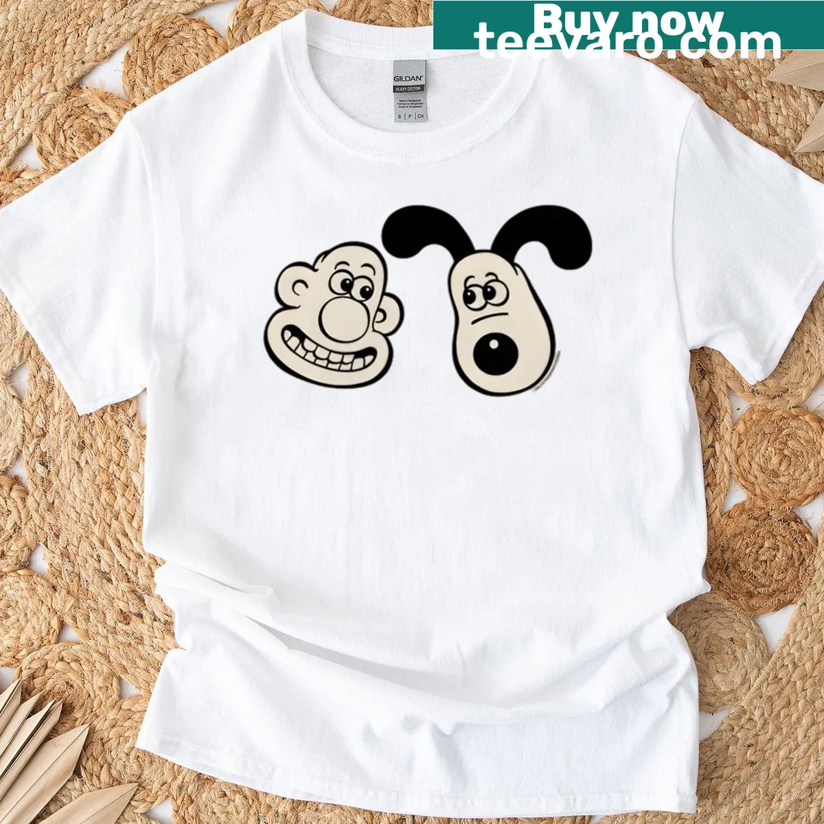 Vintage 90s cartoon character graphic t-shirt — on a men's t-shirt