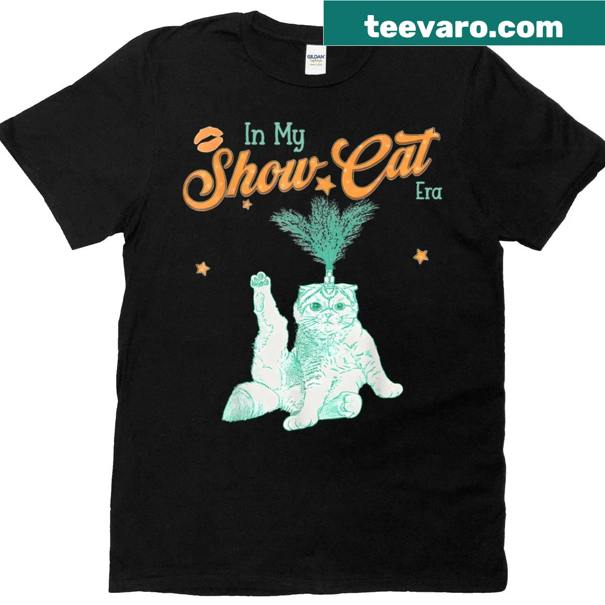 Playful design celebrating showgirl life — on a men's t-shirt