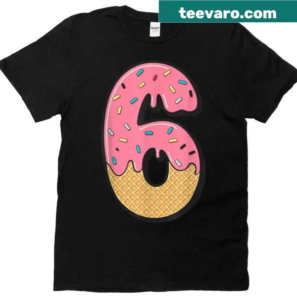Fun Halloween T-shirt with ice cream designs and meme-style text