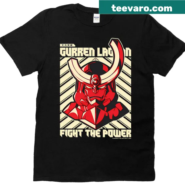 Vintage baseball sleeve t-shirt inspired by Tengen Toppa