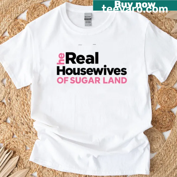 Oversized parody t-shirt featuring The Real Housewives Of Sugar Land