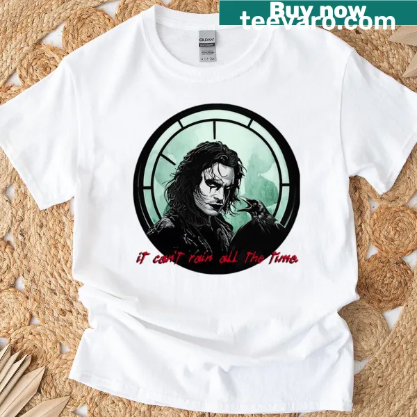 Vintage horror movie design T-shirt with gothic elements.