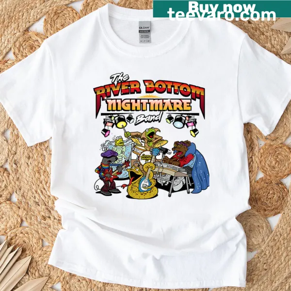 Cartoon puppet design T-shirt capturing the spirit of theater and comedy