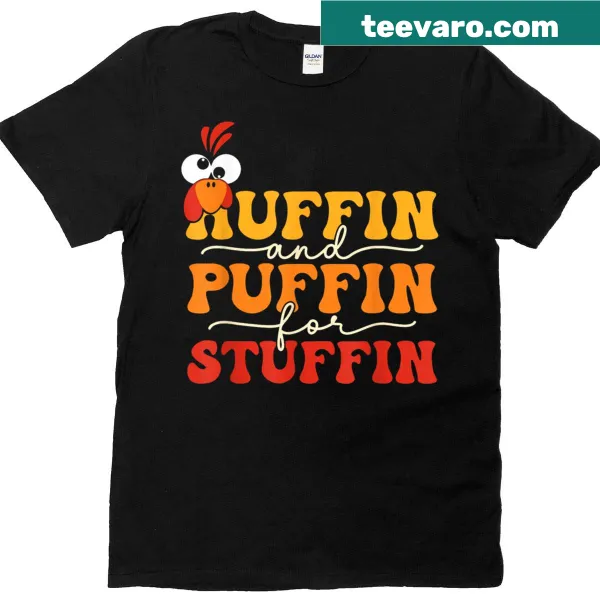 Turkey Trot Squad text with stuffing theme for Thanksgiving
