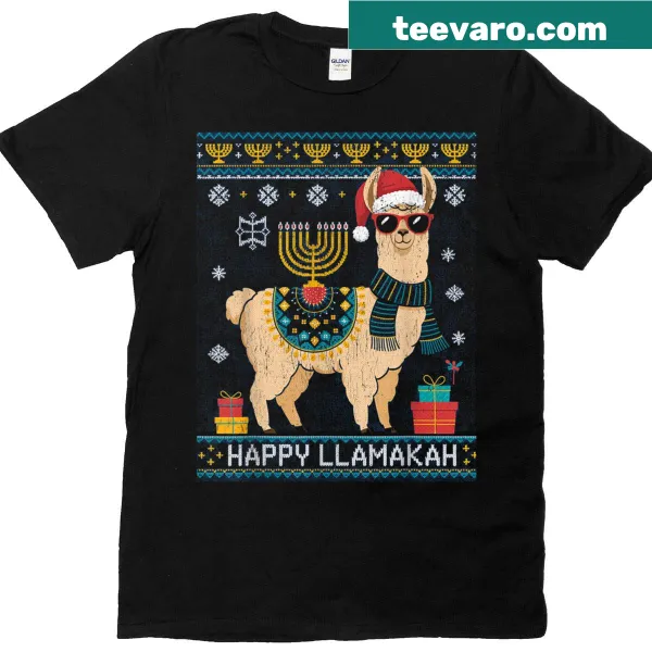 Playful ugly Chanukah t-shirt
