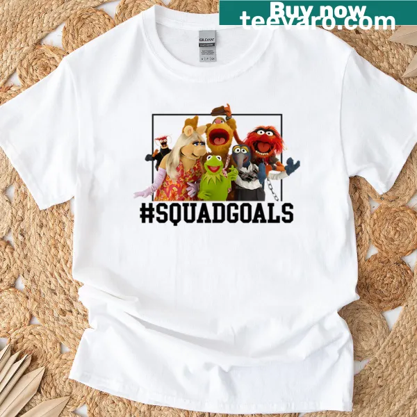 Cartoon puppet-themed T-shirt with a vintage comedy design