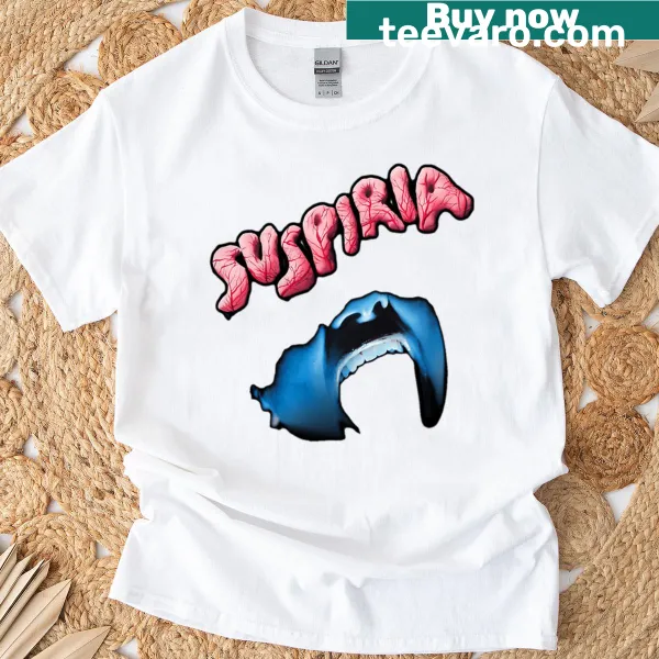 Vintage horror movie-inspired graphic t-shirt with retro design