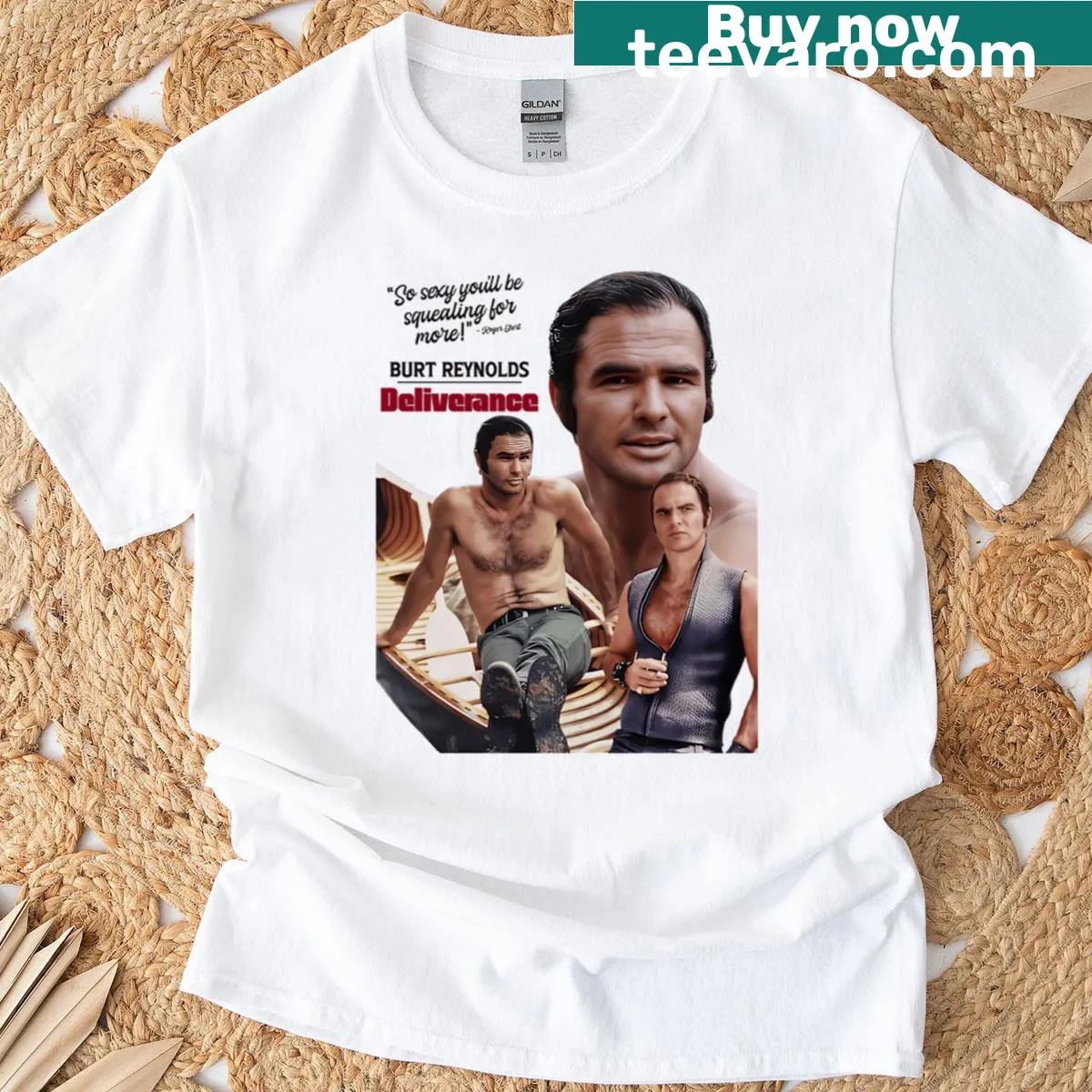 Vintage movie-themed t-shirt featuring references to classic films — on a men's t-shirt