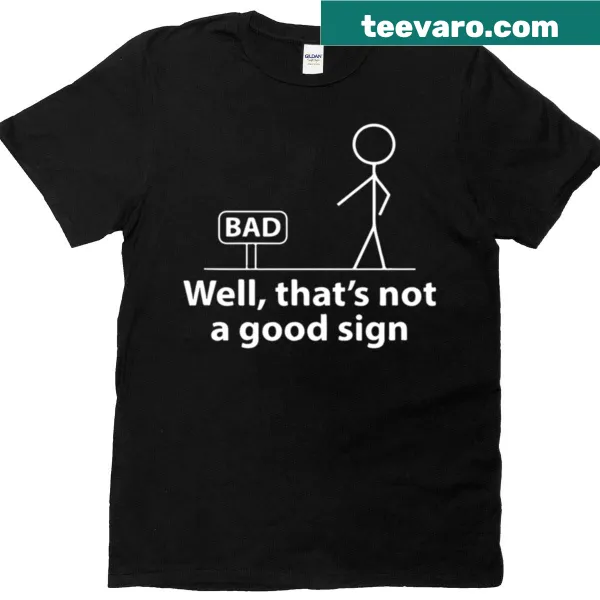 Funny retro stickman shirt with humorous quote
