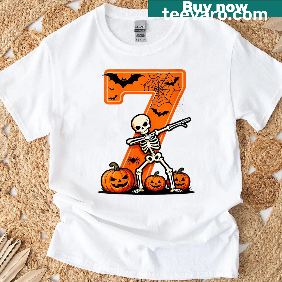 Funny vintage horror movie t-shirt with gothic design — on a men's t-shirt